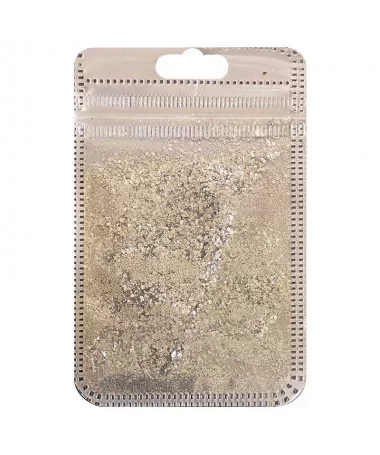 پولک و اکلیل ناخن نقره ای