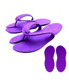 دمپایی پدیکور لا انگشتی بنفش - یک جفت