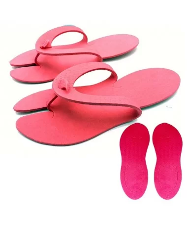 دمپایی پدیکور لا انگشتی صورتی - یک جفت