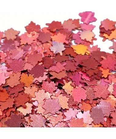 پولک پاییزه طرح برگ 03