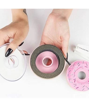 بیس سوهان دستی ABE-20 + دونات رول 8 متری سمباده یدک AT-180 استالکس STALEKS