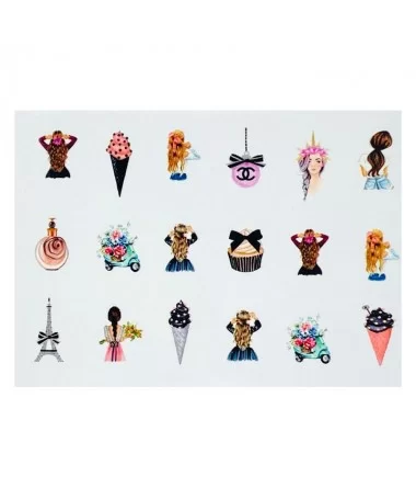 استیکر ناخن کد:16