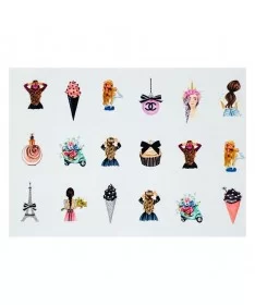 استیکر ناخن کد:16