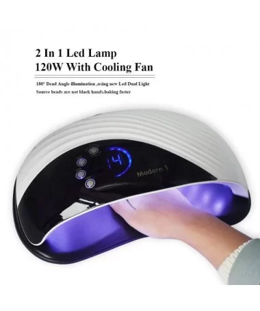 دستگاه UV LED ناخن سان 120 وات SUN Q005