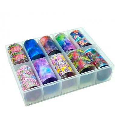 دیزاین فویل ناخن پک 10 عددی FL1013