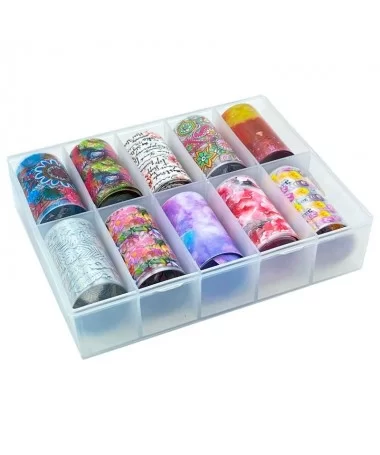 دیزاین فویل ناخن پک 10 عددی FL1016