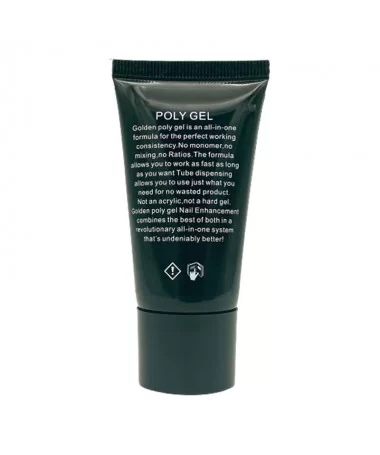 پلی ژل کاشت ناخن گلدن GOLDEN CLEAR 30ml