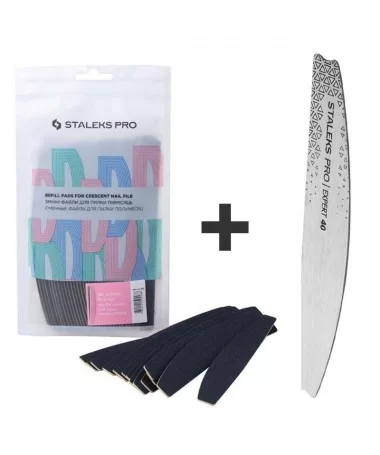 بیس فلزی  سوهان دستی MBE-40 + پک 30 عددی یدک DFE-40-180 استالکس STALEKS