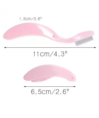 شانه لیفت مژه فلزی تاشو کد 004