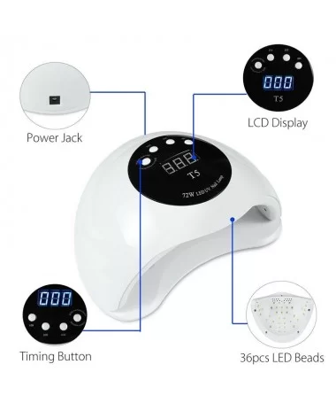 دستگاه UV LED سان 72 وات SUN T5