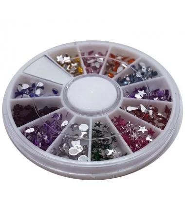 نگین ناخن پک 12 عددی NFD 6