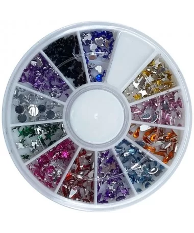 نگین ناخن پک 12 عددی NFD 6