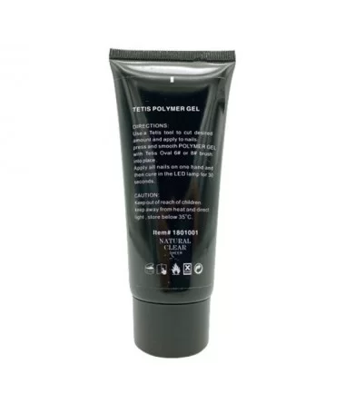 پلی ژل ناخن تتیس TETIS 60ml NATURAL CLEAR-C