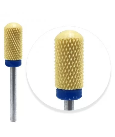 سر سوهان سرامیکی استوانه ای سر گرد  نوار آبی